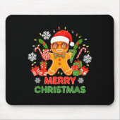 67 Meme Six Seven 6 7 Meme Funny Christmas Gingerb Mousepad (Vorne)