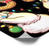 67 Meme Six Seven 6 7 Meme Funny Christmas Santa R Poster (Ecke)