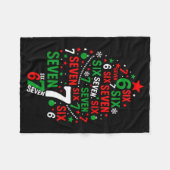 67 Meme Six Seven Boys Girls Kids Christmas Tree  Fleecedecke (Vorderseite (Horizontal))