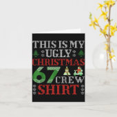 67 Meme Six Seven Brainrot Dies ist mein hässliche Karte (Gelbe Blume)