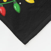 67 Meme Six Seven Bruh Dabbing Weihnachtsmann 6 7  Fleecedecke (Ecke)