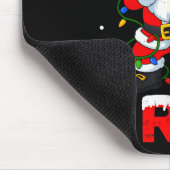 67 Meme Six Seven Bruh Dabbing Weihnachtsmann Lust Mousepad (Ecke)