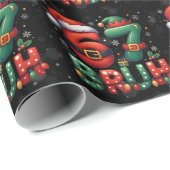 67 Meme Six Seven Bruh Funny Christmas 6 7 Geschenkpapier (Rolleneckpunkt)