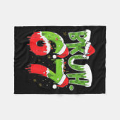 67 Meme Six Seven Bruh Funny Number Christmas Fleecedecke (Vorderseite (Horizontal))