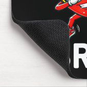 67 Meme Six Seven Bruh Herz Dabbing 6 7 Valentinst Mousepad (Ecke)