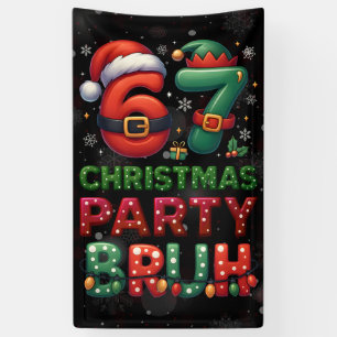 67 Meme Six Seven Bruh Lustiges Weihnachten 6 7 Banner
