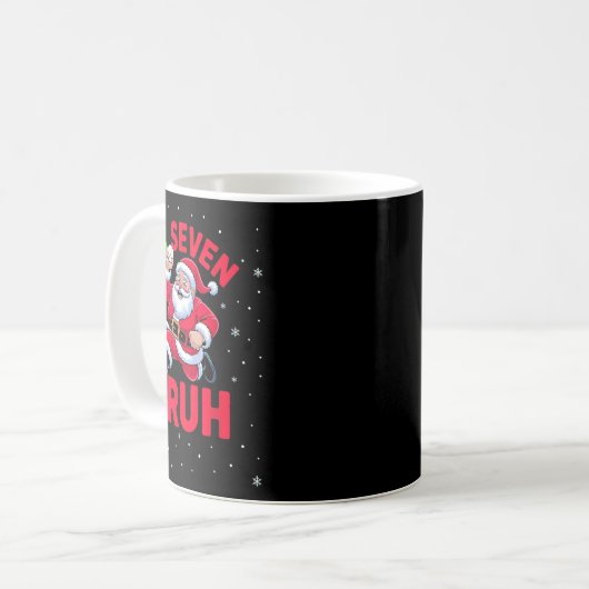67 Meme Six Seven Bruh Santa Baseball Christmas Bo Kaffeetasse (Vorderseite Links)