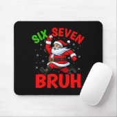 67 Meme Six Seven Bruh Santa Baseball Funny Christ Mousepad (Mit Mouse)