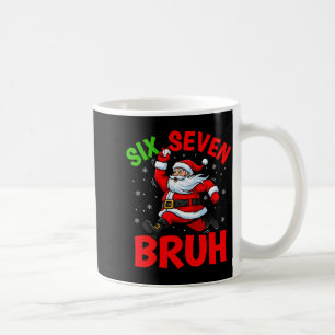 67 Meme Six Seven Bruh Weihnachtsmann Baseball Lus Kaffeetasse