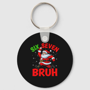 67 Meme Six Seven Bruh Weihnachtsmann Baseball Lus Schlüsselanhänger