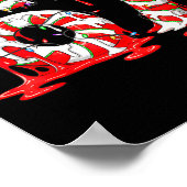 67 Meme Six Seven Candy Canes Drip Christmas Pajam Poster (Ecke)