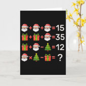 67 Meme Six Seven Christmas Math Equation Xmas Log Karte (Gelbe Blume)