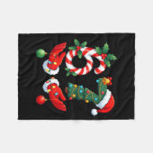 67 Meme Six Seven Christmas Pajamas For Women Men Fleecedecke (Vorderseite (Horizontal))