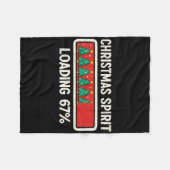 67 Meme Six Seven Christmas Spirit Loading Gen Z A Fleecedecke (Vorderseite (Horizontal))