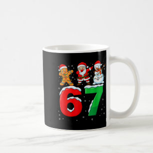 67 Meme Six Seven Dabbing Weihnachtsmann 6 7 Lusti Kaffeetasse