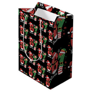 67 Meme Six Seven Elfen Weihnachtsmann Hut Mittlere Geschenktüte