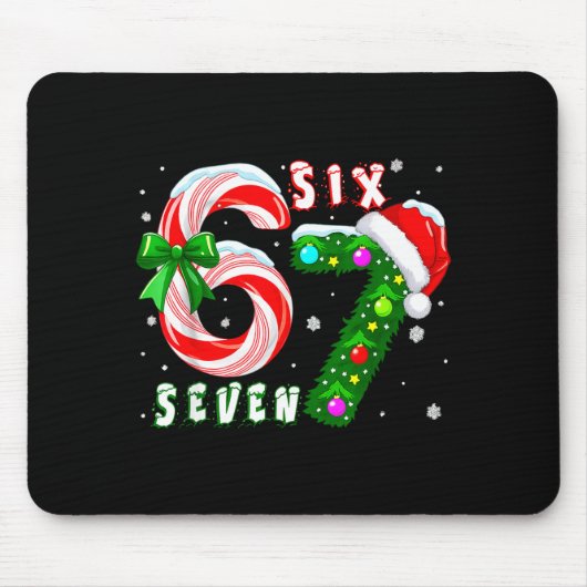 67 Meme Six Seven For Kids Women Men Boys Girls Ch Mousepad (Vorne)