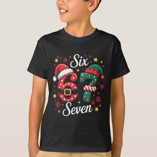 67 Meme Six Seven For Kids Women Men Boys Girls Ch T-Shirt (Vorderseite)