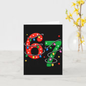 67 Meme Six Seven Funny Christmas Pajamas Boys Gir Karte (Gelbe Blume)