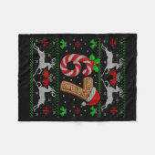 67 Meme Six Seven Funny Ugly Christmas Xmas Sweate Fleecedecke (Vorderseite (Horizontal))