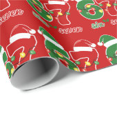 67 Meme Six Seven Gen Alpha Christmas  Geschenkpapier (Rolleneckpunkt)