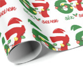 67 Meme Six Seven Gen Alpha Christmas  Geschenkpapier (Rolleneckpunkt)