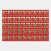 67 Meme Six Seven Gen Alpha Christmas Geschenkpapier Set (Vorderseite)