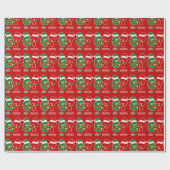 67 Meme Six Seven Gen Alpha Weihnachten Geschenkpapier (Flach)