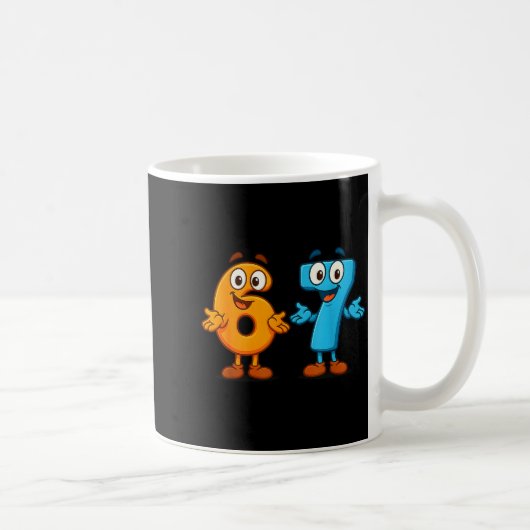 67 Meme Six Seven Kids Number Blocks Math Teacher Kaffeetasse (Rechts)