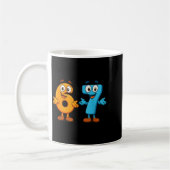 67 Meme Six Seven Kids Number Blocks Math Teacher  Kaffeetasse (Links)