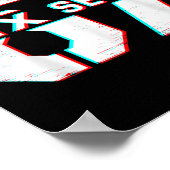 67 Meme Six Seven Lustig 6 7 Gen Alpha Slang 6-7 Poster (Ecke)