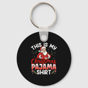 67 Meme Six Seven Lustige Weihnachts-Pyjamas Santa Schlüsselanhänger