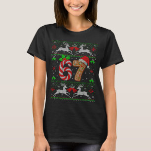 67 Meme Six Seven Lustiges Hässliches Weihnachten T-Shirt