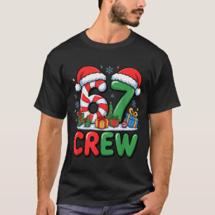 67 Meme Six Seven Lustiges Weihnachten Frauen Männ T-Shirt
