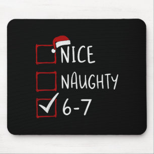 67 Meme Six Seven Männer Jungen Weihnachten 6-7 Me Mousepad