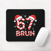 67 Meme Six Seven Memes Candy Cane Christmas Boys Mousepad (Mit Mouse)