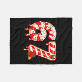 67 Meme Six Seven Merry Christmas Xmas Cream Drip Fleecedecke (Vorderseite (Horizontal))