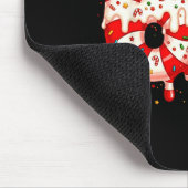 67 Meme Six Seven Merry Christmas Xmas Cream Drip Mousepad (Ecke)