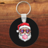 67 Meme Six Seven Number 6-7 6 7 Funny Santa Xmas Schlüsselanhänger (Vorderseite)