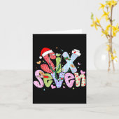 67 Meme Six Seven Nurse Christmas Funny Nursing Wo Karte (Gelbe Blume)