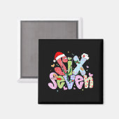 67 Meme Six Seven Nurse Christmas Funny Nursing Wo Magnet (Vorderseite/Rückseite)