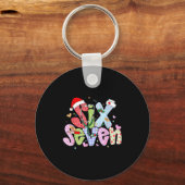 67 Meme Six Seven Nurse Christmas Funny Nursing Wo Schlüsselanhänger (Vorderseite)