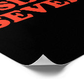 67 Meme Six Seven  Poster (Ecke)