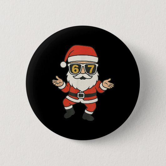67 Meme Six Seven Tanz Kinder Männer Jungen Mädche Button (Vorderseite)