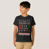 67 Meme Six Seven Weihnachts hässlicher Pullover f (Vorne ganz)