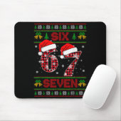 67 Meme Six Seven Weihnachts hässlicher Pullover f Mousepad (Mit Mouse)