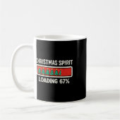 67 Meme Six Seven Weihnachtsgeist Loading Gen Z A Kaffeetasse (Links)