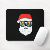 67 Meme Six Seven Weihnachtsmann-Gesicht Kinder Mä Mousepad (Mit Mouse)