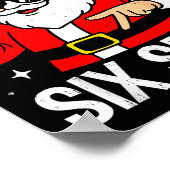 67 Meme Six Seven Weihnachtsmann Lustiges Weihnach Poster (Ecke)