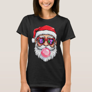 67 Meme Six Seven Zahl 6-7 6 7 Lustiger Santa Weih T-Shirt
